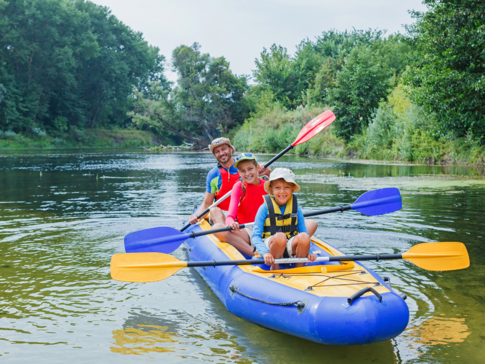 kids kayaking-ll bean